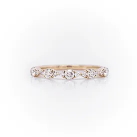 0.36ctw Diamond Band, 18K Yellow Gold