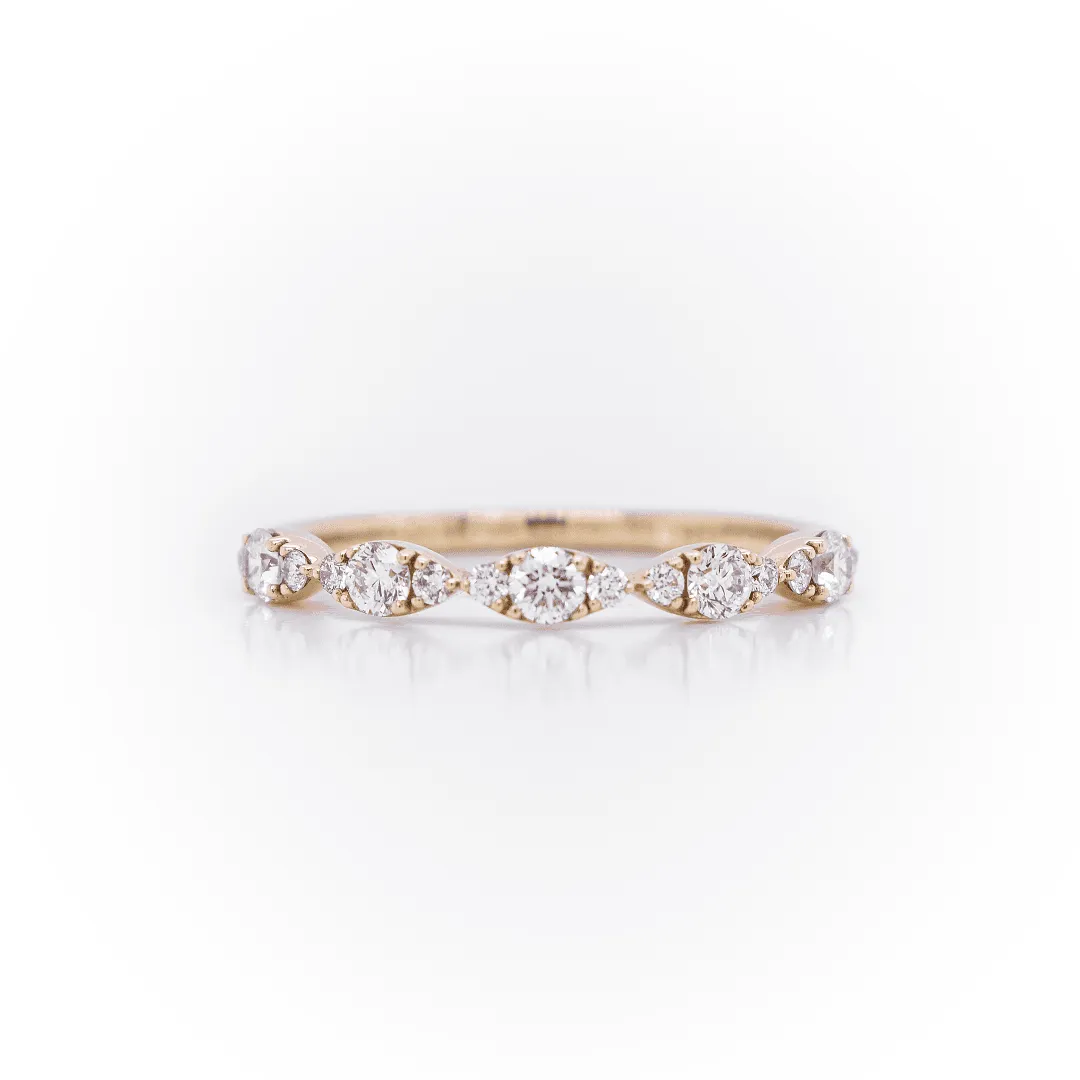 0.36ctw Diamond Band, 18K Yellow Gold