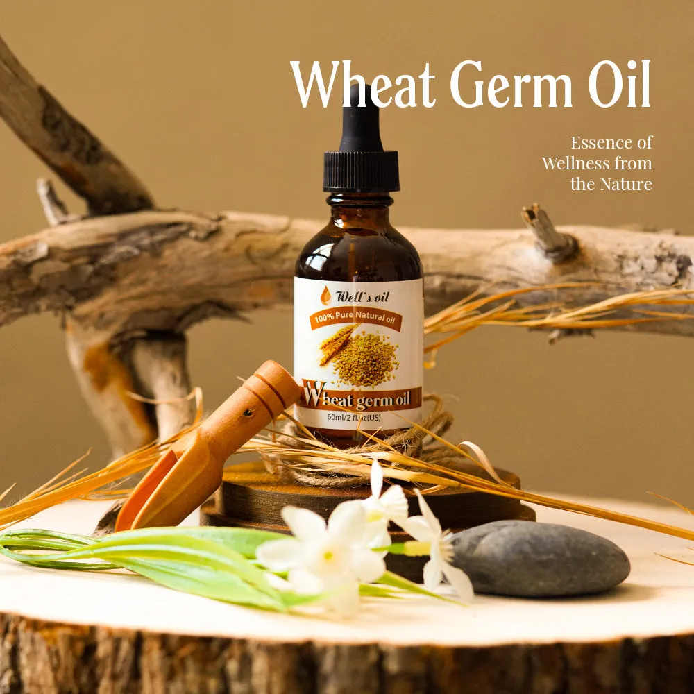 100% Pure Natural Carrier Oil | Wheat germ | 2 fl. oz.