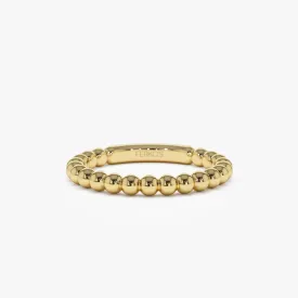 14k 2.5MM Bead Ring