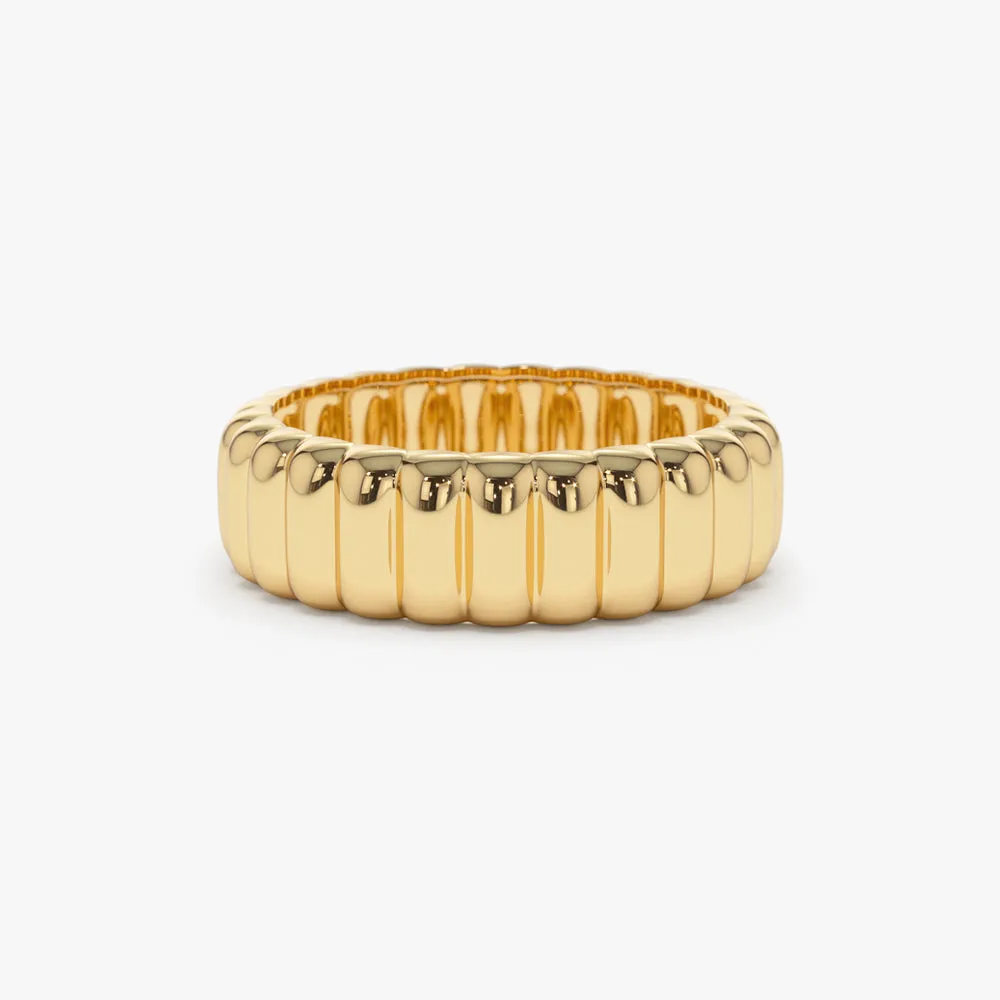 14k Iconic Dome Bold Statement Ring