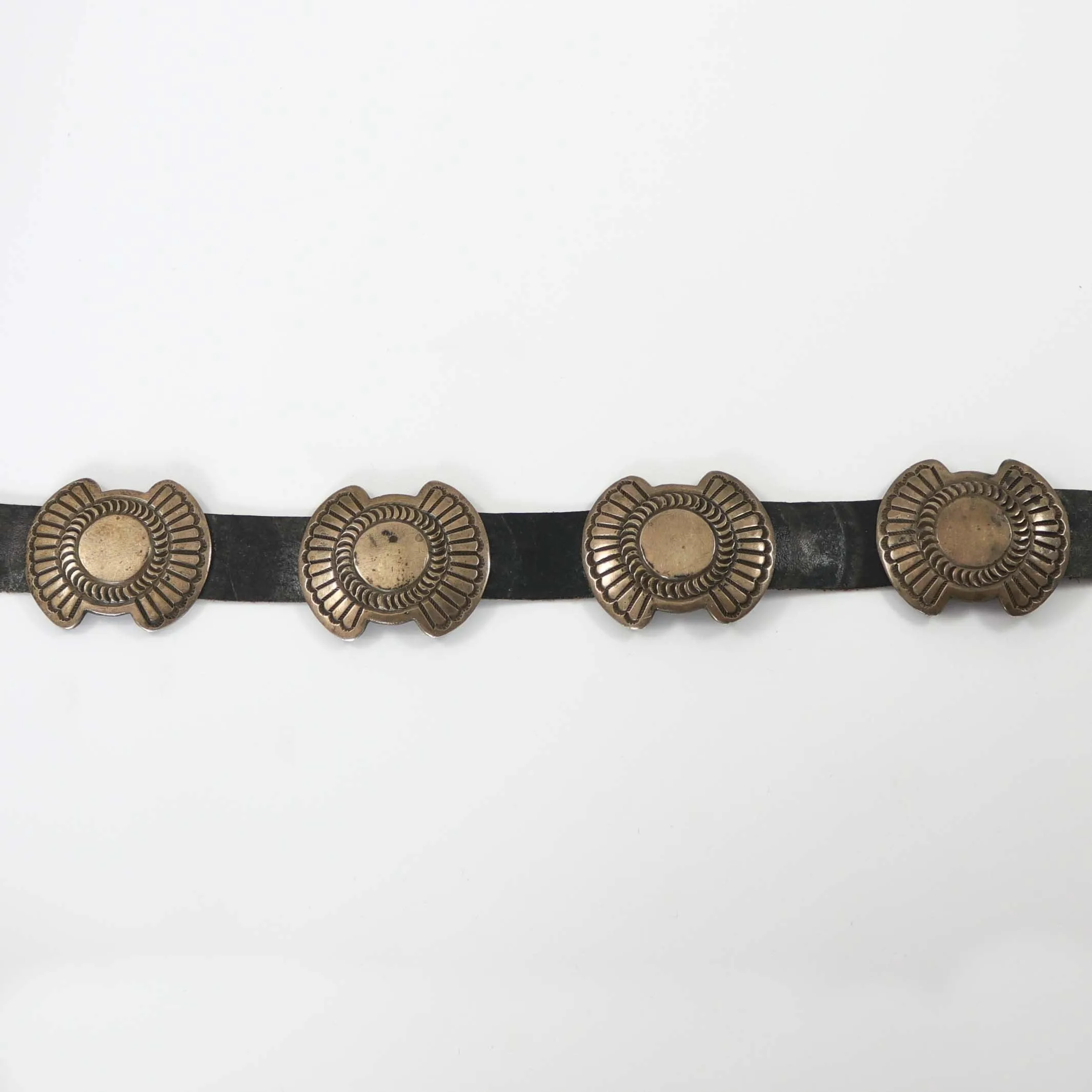 1960s Silver Concho Belt