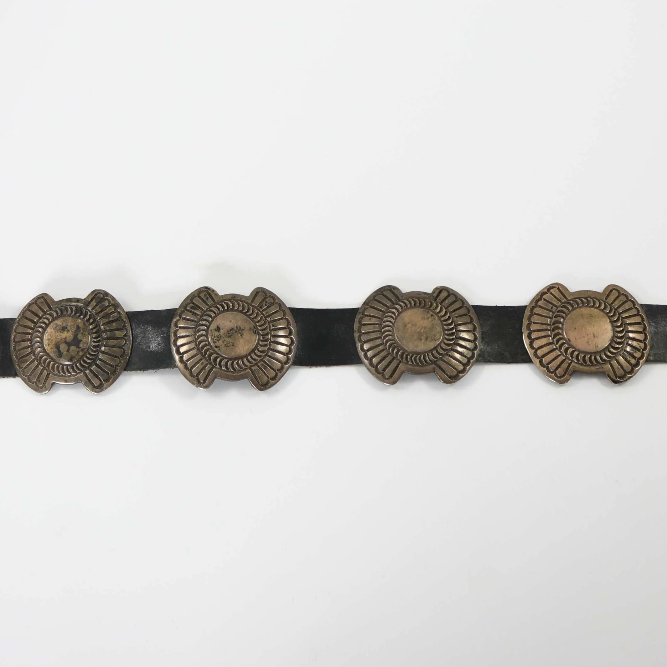 1960s Silver Concho Belt