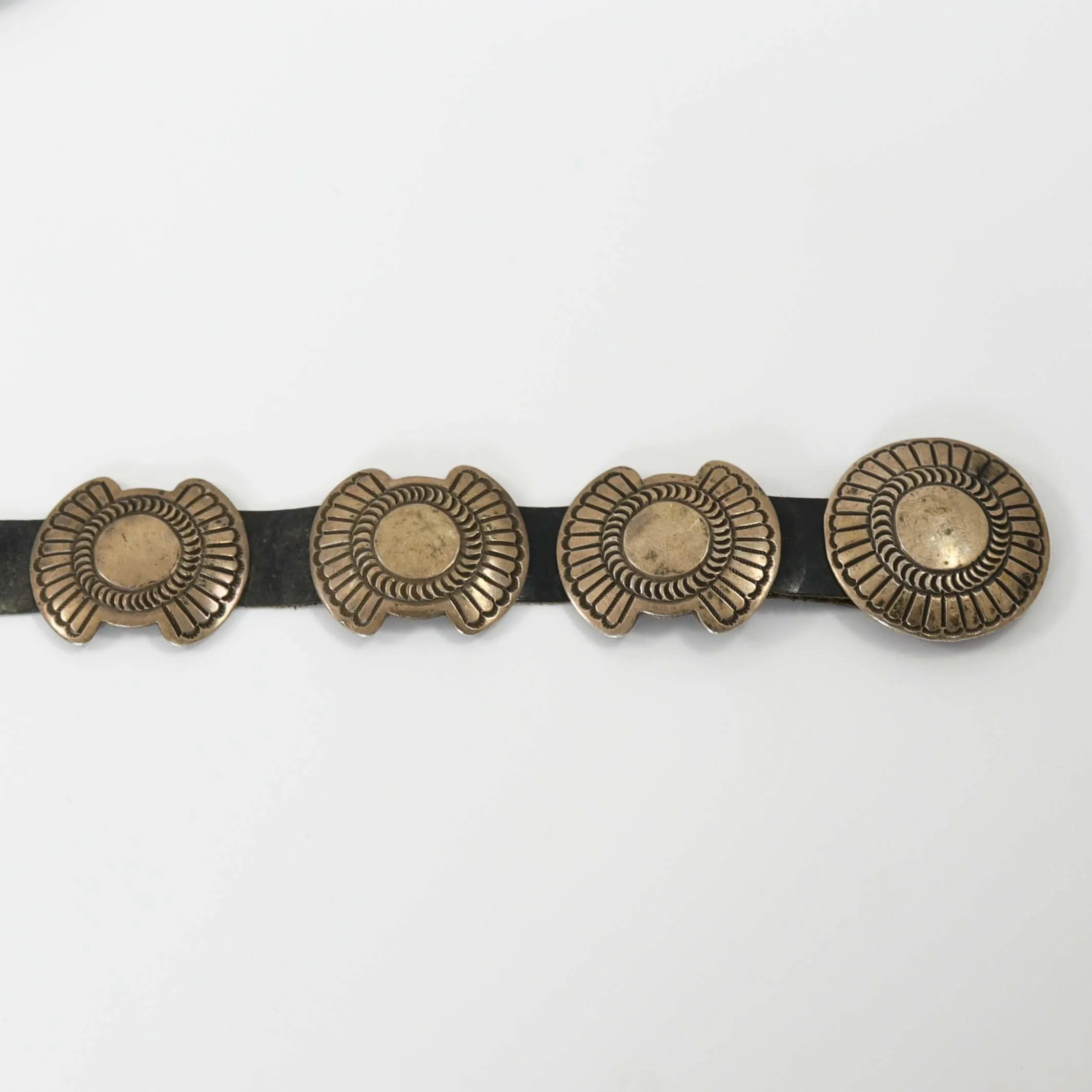 1960s Silver Concho Belt