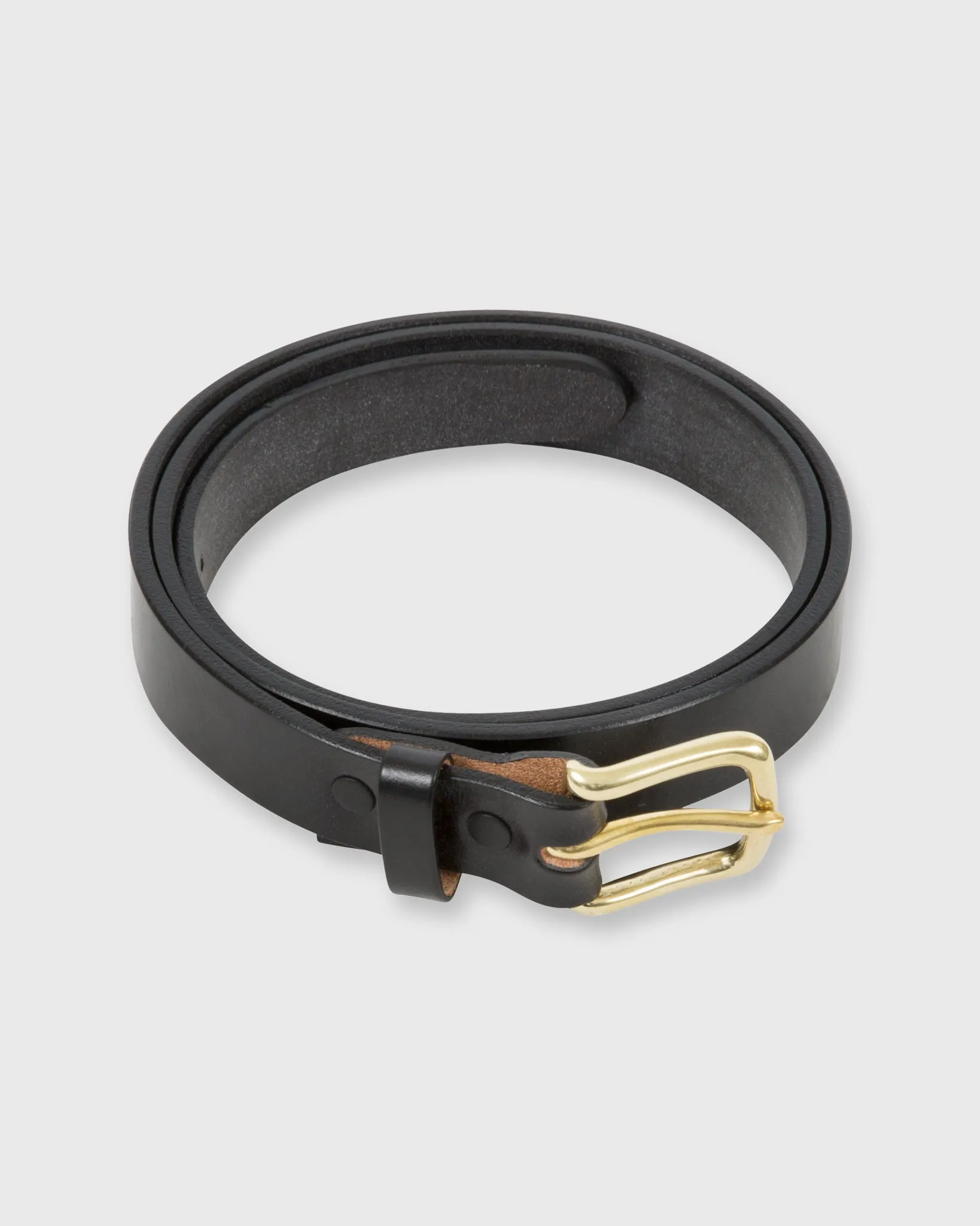 1" Belt in Black Bridle