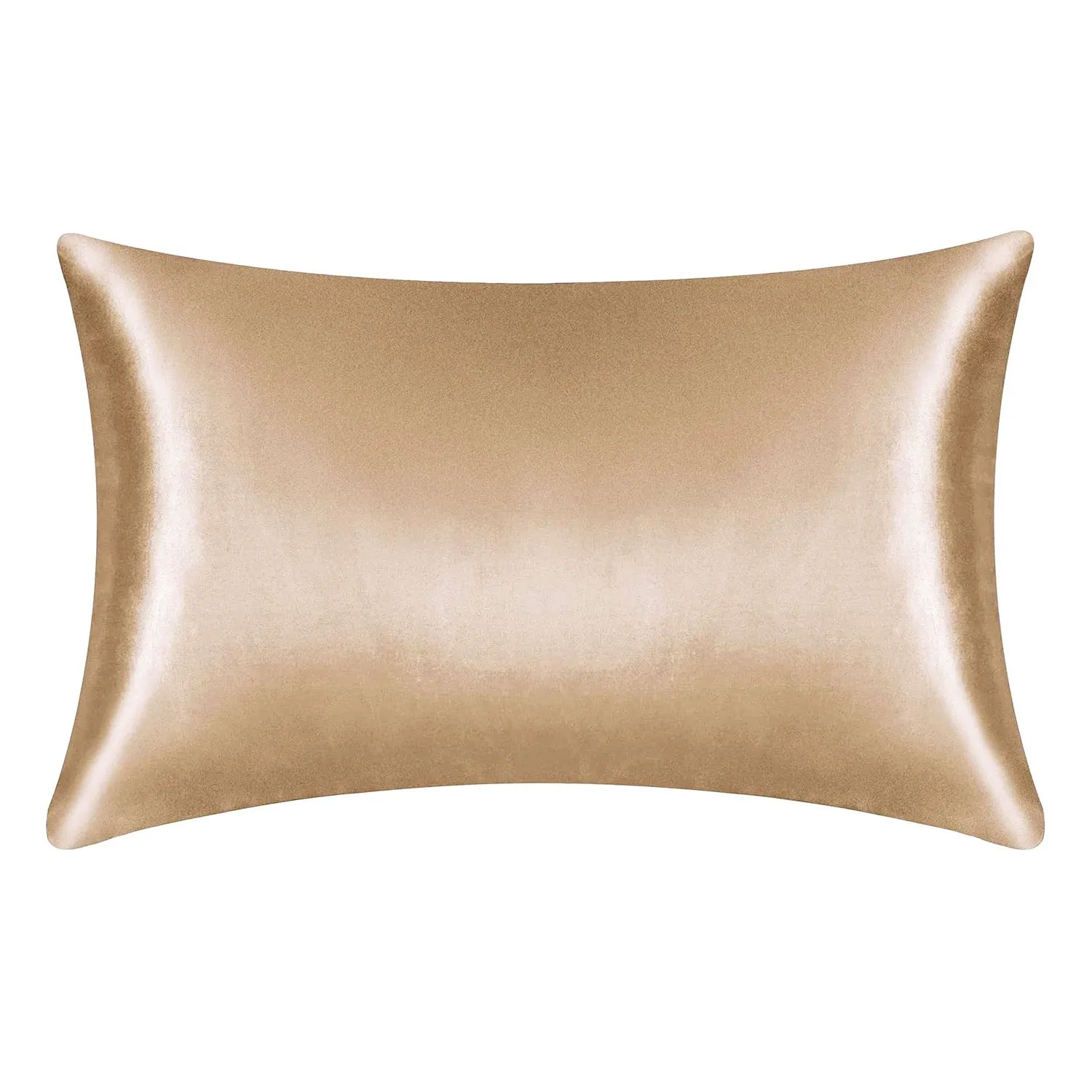 2 PIECES - Satin pillow case Light Khaki 60 x 70 cm pillow size - Silky satin pillowcase / cushion cover