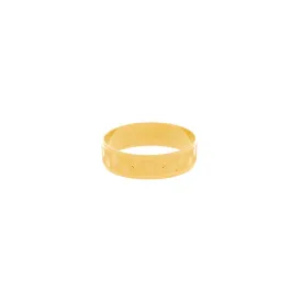 22K Gold Artisanal Dot Ring