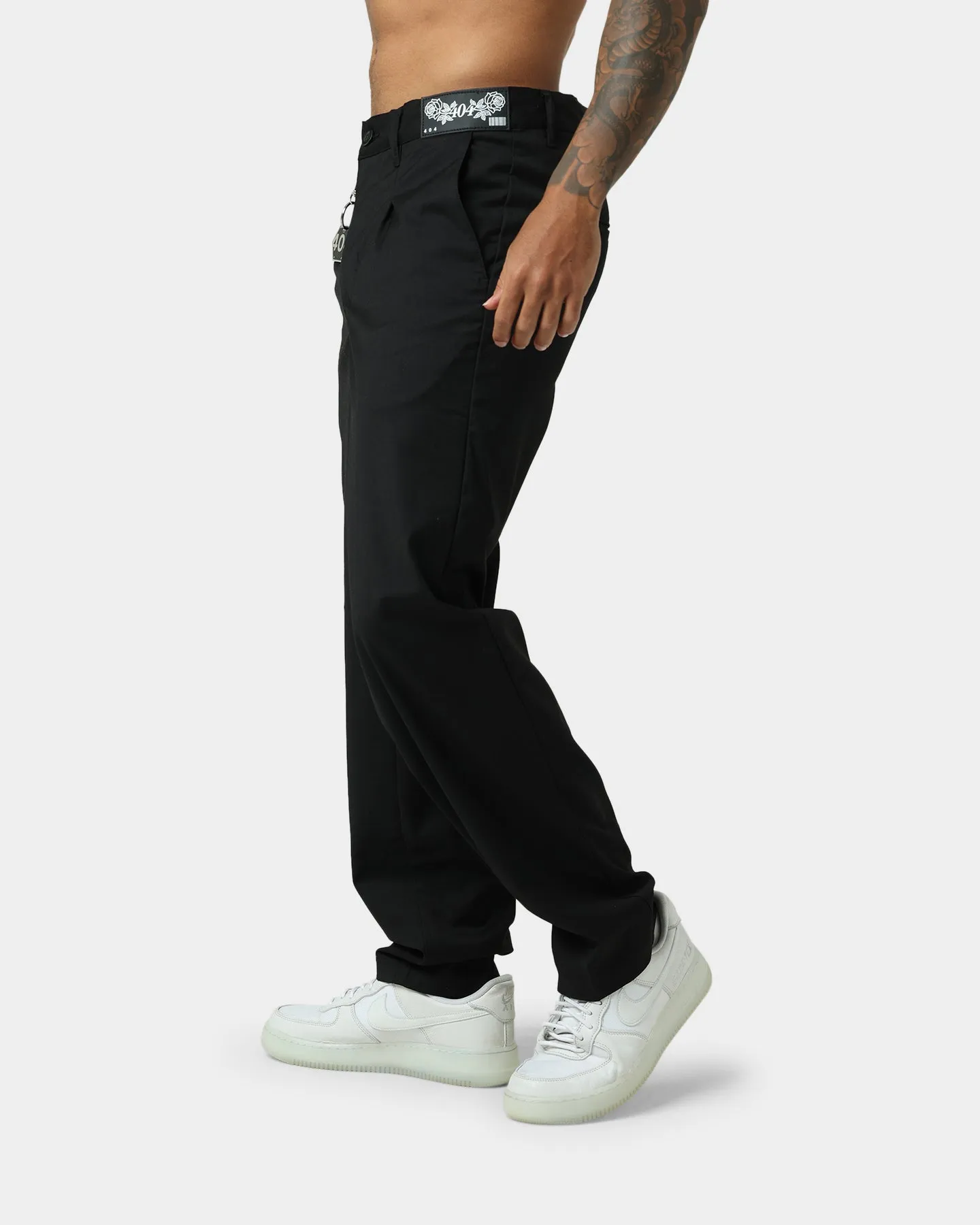 404 Liberty Baggy Trousers Black