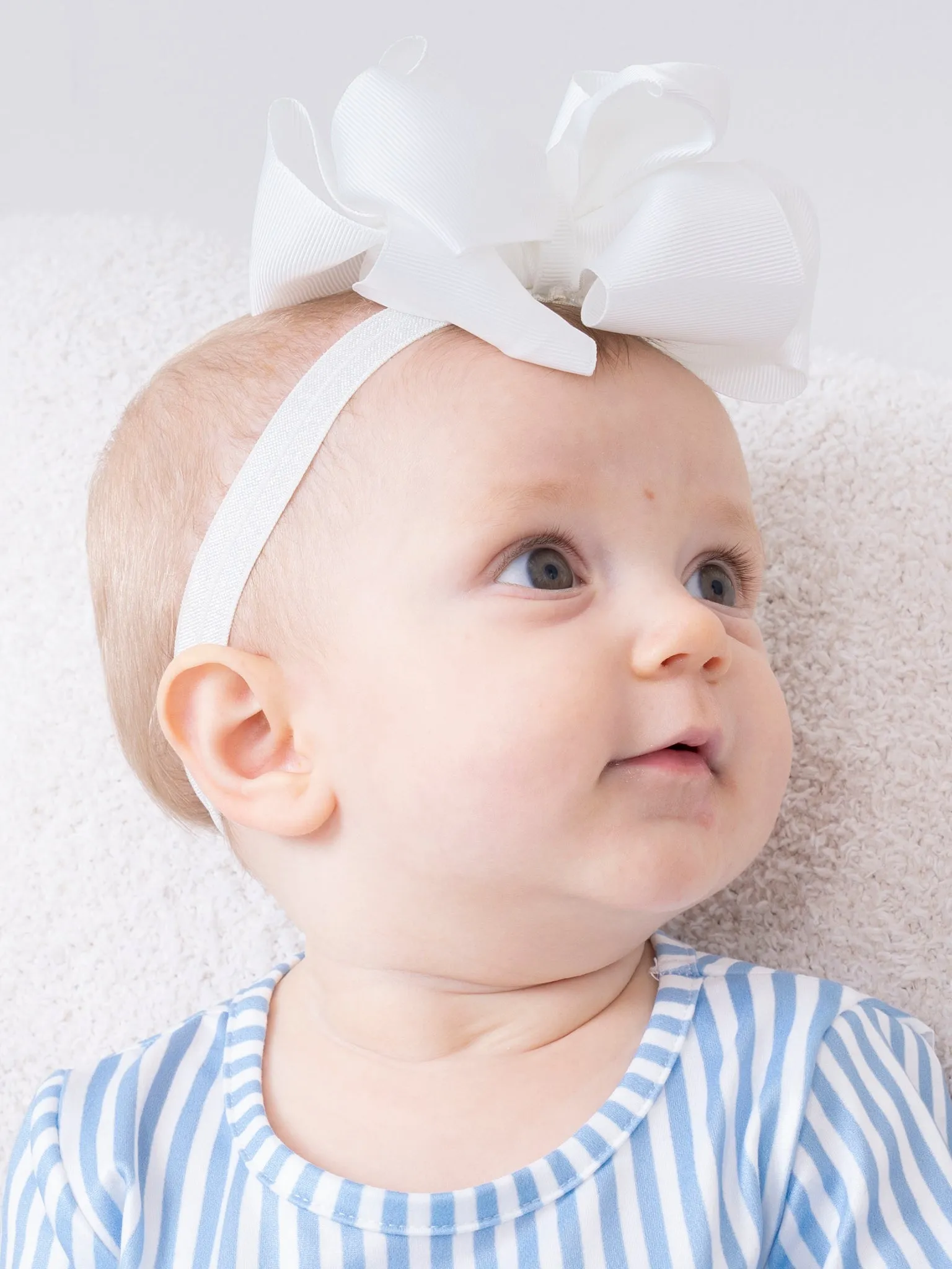 5 Inch Double Layer Bow With Headband - 29 Colors Available