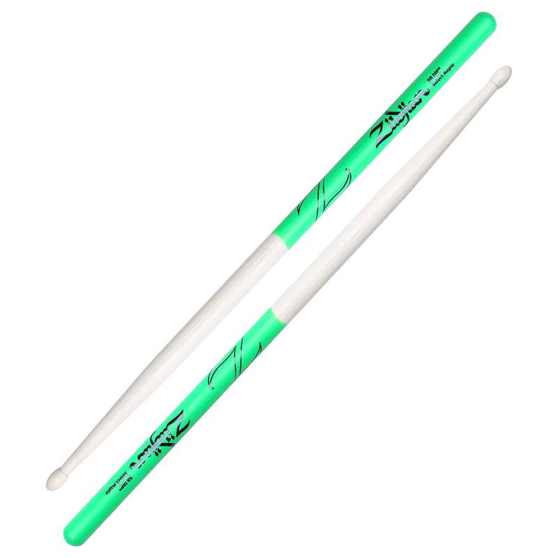 5B Maple Green DIP Drumsticks