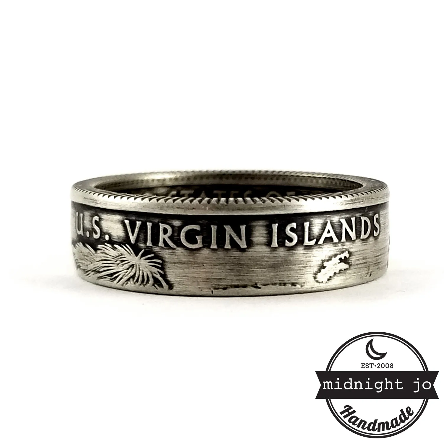 90% Silver US Virgin Islands Quarter Ring