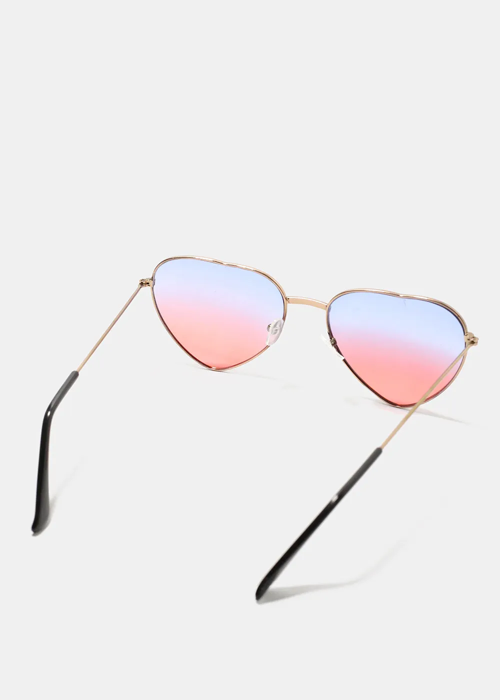 A  Heart Shape Aviator Sunglasses