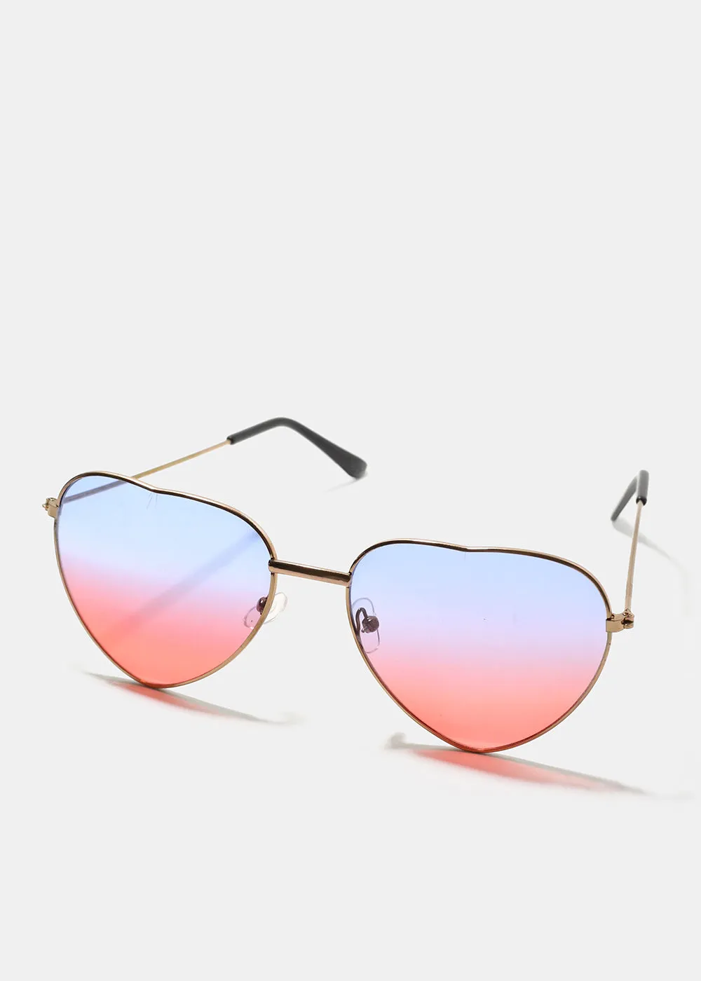 A  Heart Shape Aviator Sunglasses