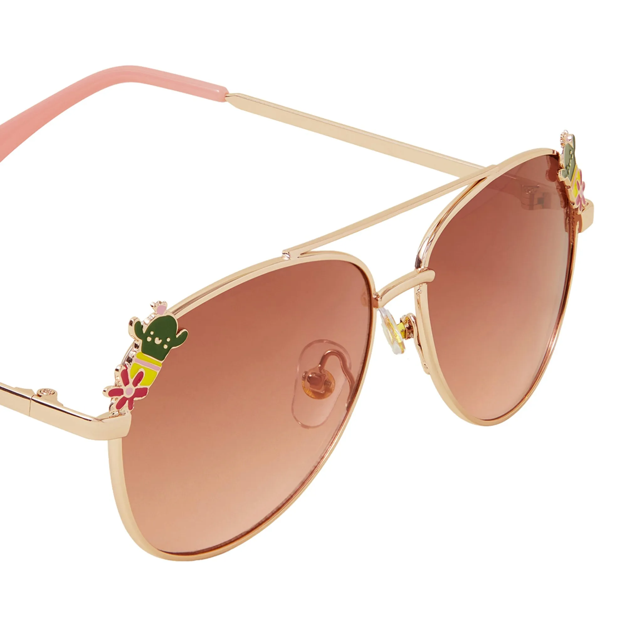 Accessorize London Girl Cactus Aviator Sunglasses