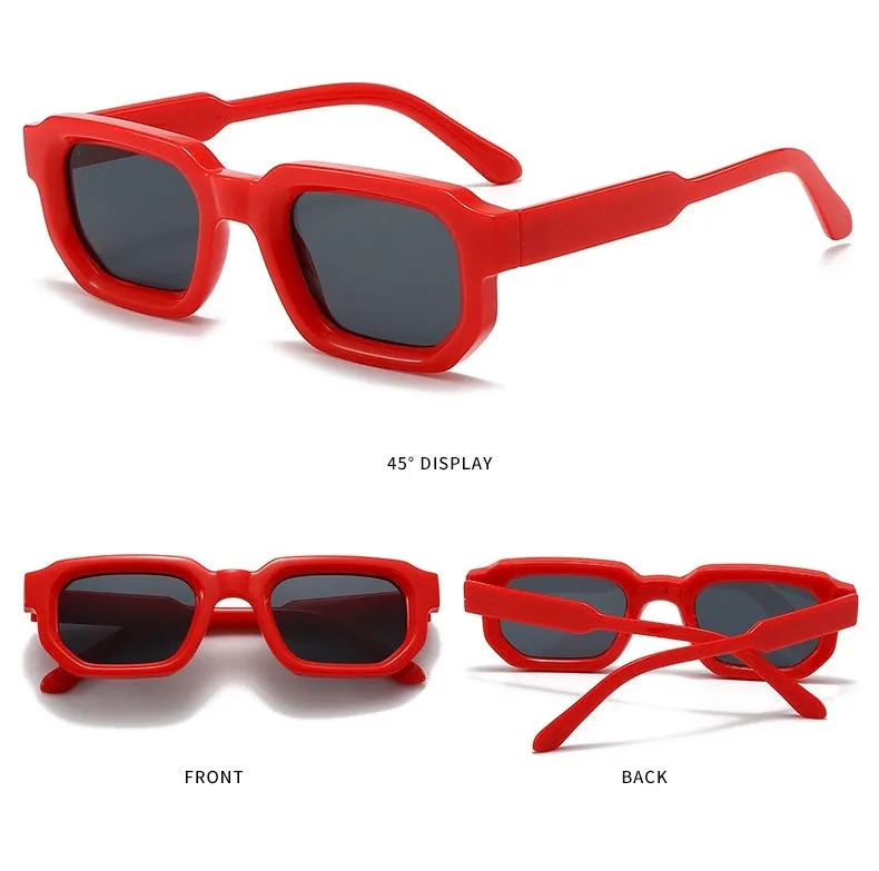 Adonis Unisex Glasses - Red