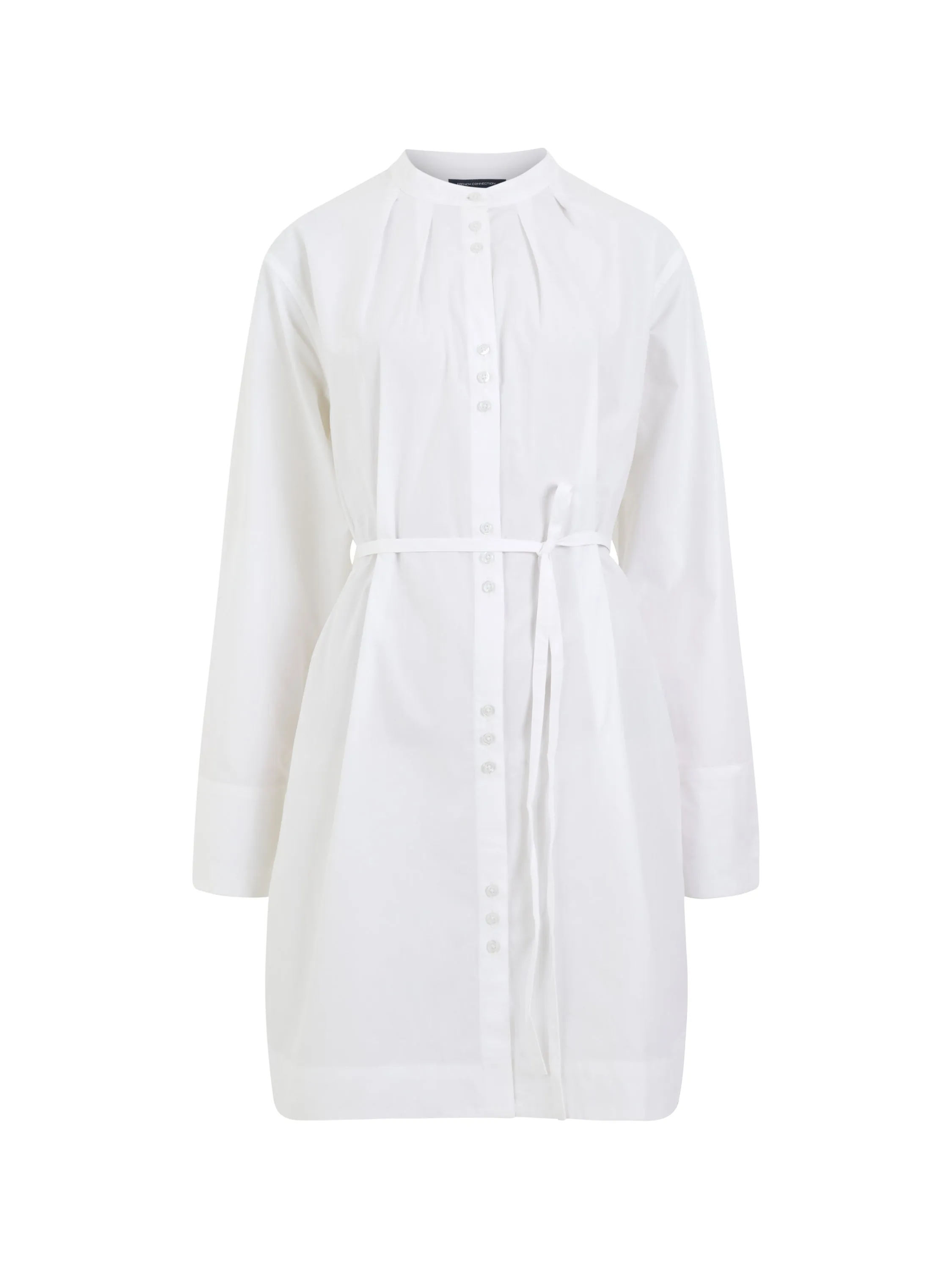 Alissa Cotton Wide Sleeve Shirt Dress