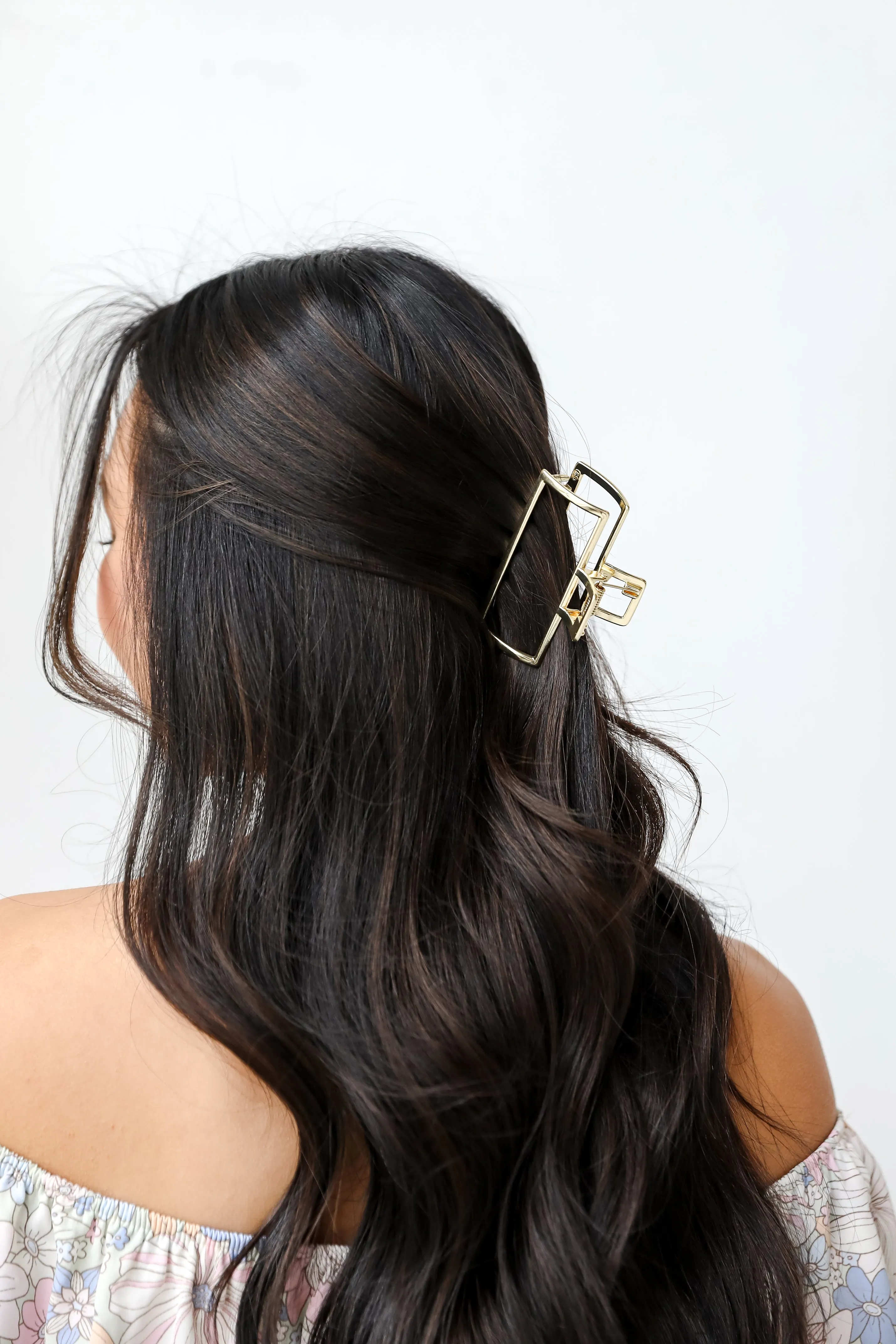 Allie Gold Claw Hair Clip