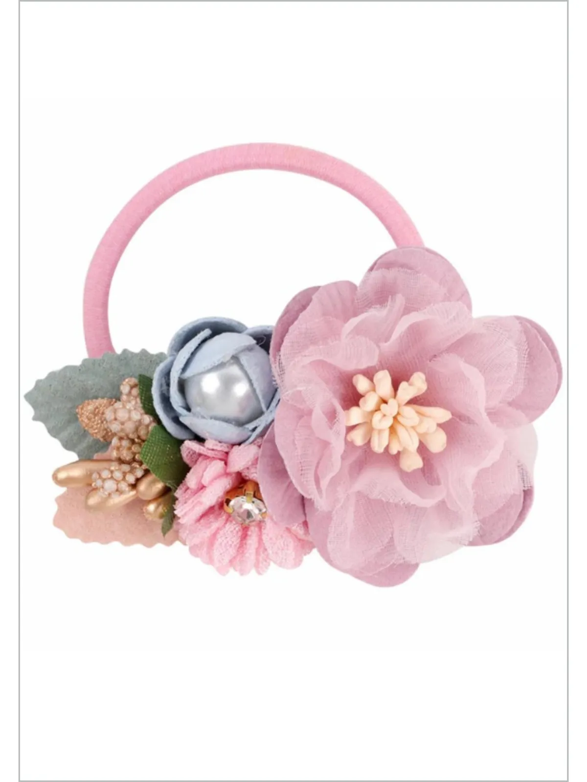 Always Blooming Flower Elastic Hair Tie