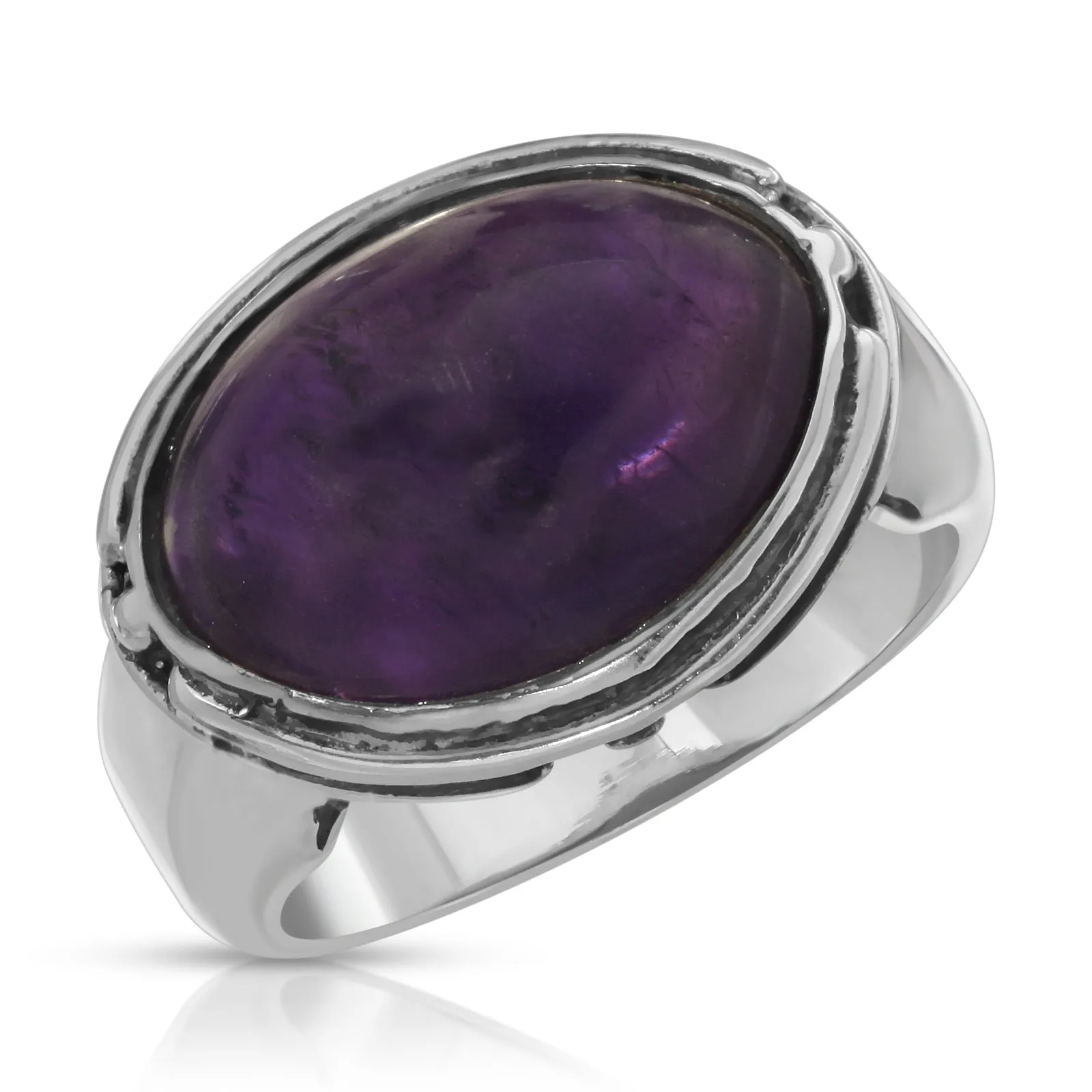 Amethyst Oval Ring