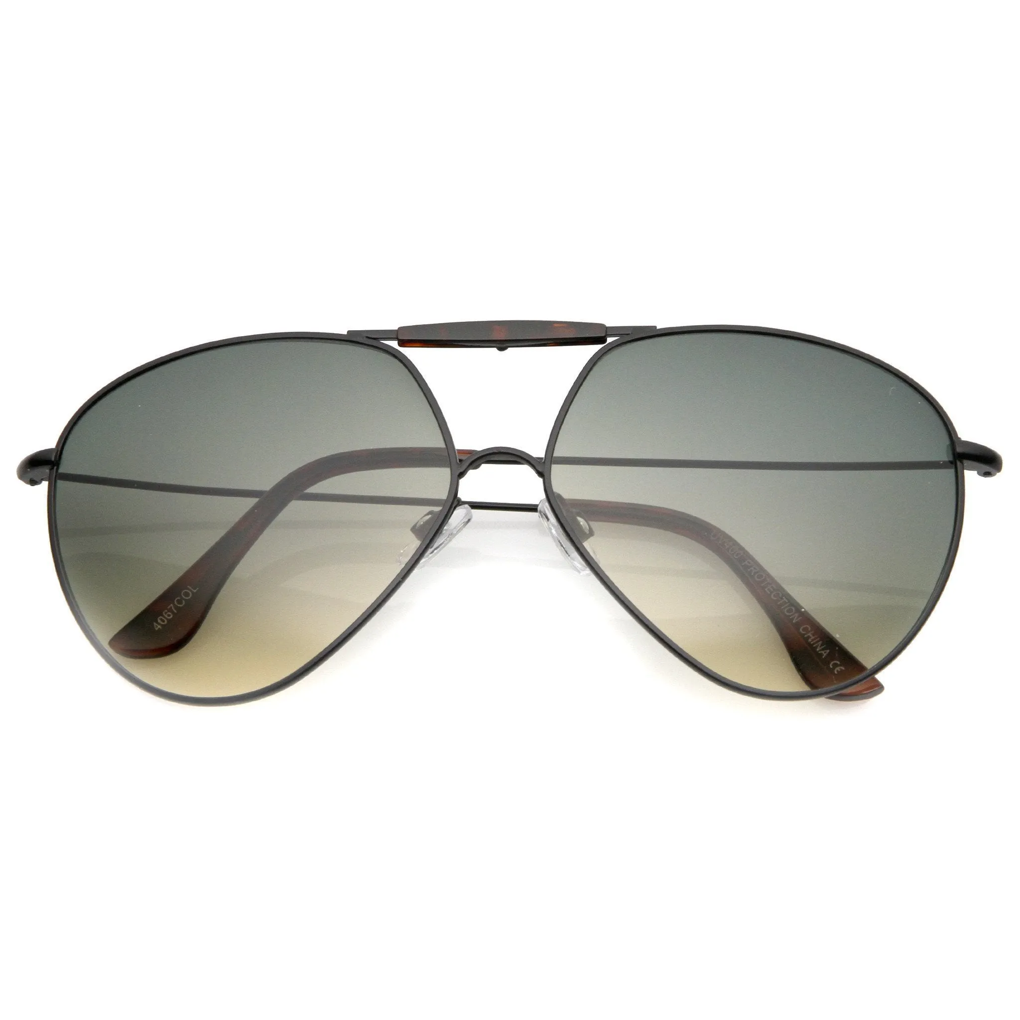 Angled European Aviator Sunglasses