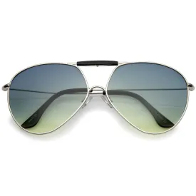 Angled European Aviator Sunglasses