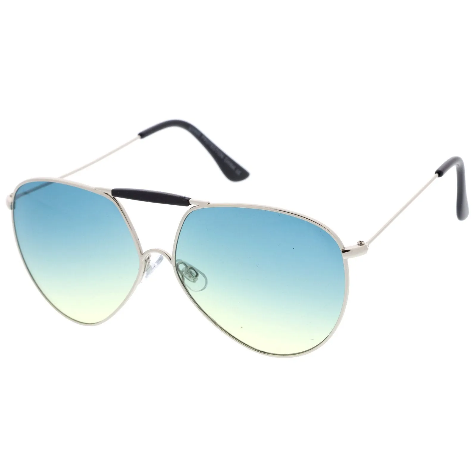 Angled European Aviator Sunglasses