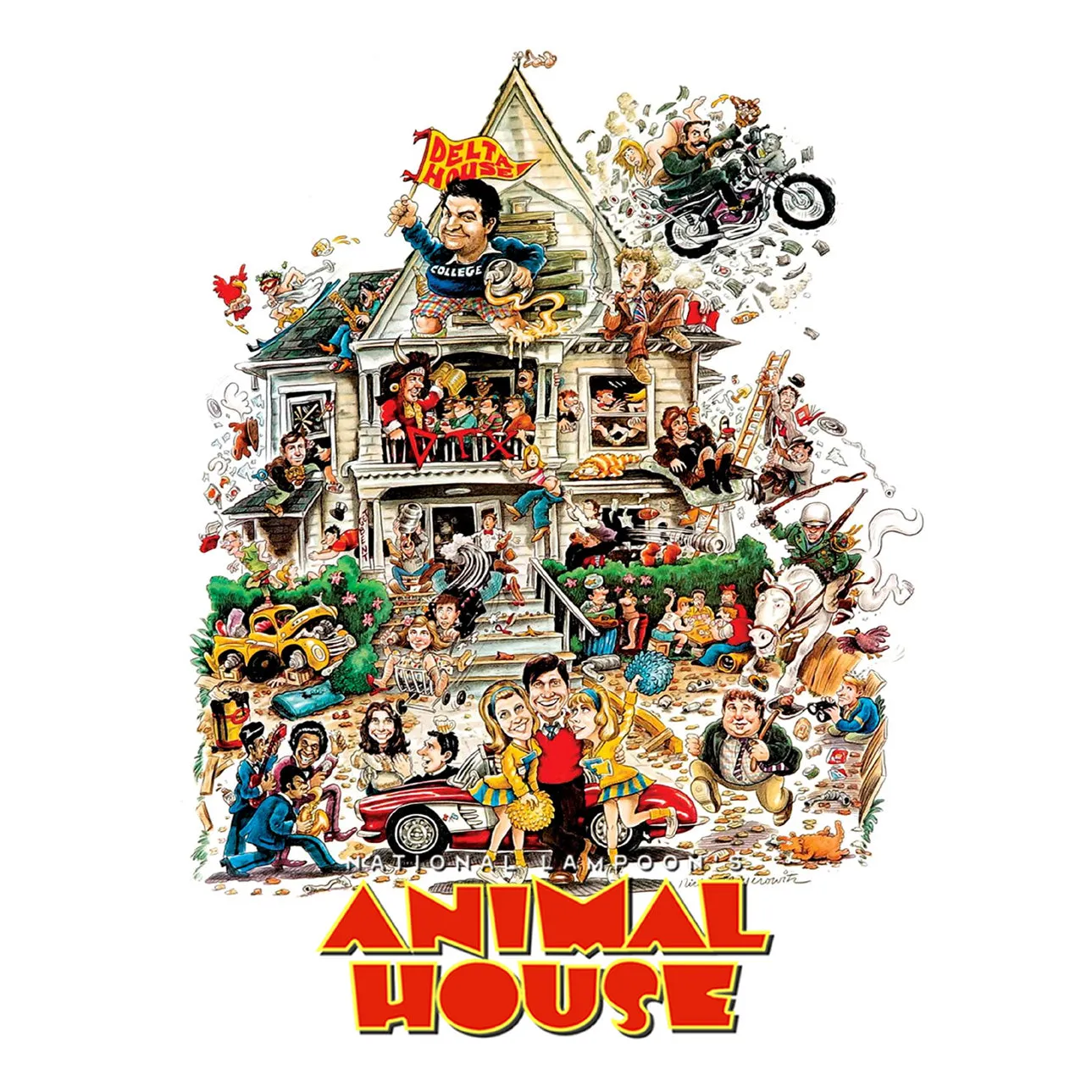 Animal House:  Movie Poster Mural        - Officially Licensed NBC Universal Removable Wall   Adhesive Decal