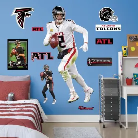 Atlanta Falcons: Matt Ryan         - Officially Licensed NFL Removable Wall   Adhesive Decal