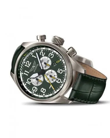 Certainly! Here is an optimized title for the product:

AVIATOR Airacobra V22571714 Premium Mens Pilot Watch with Leather Strap