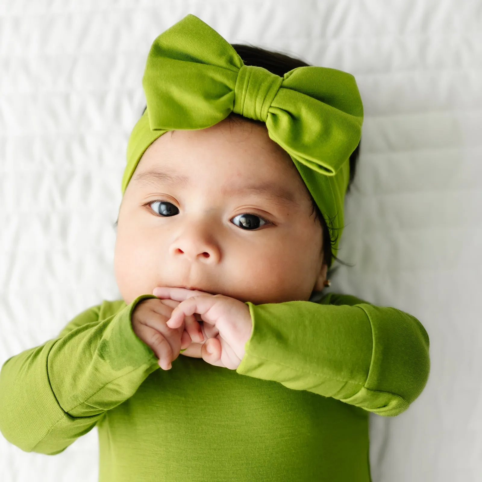 Avocado Luxe Bow Headband