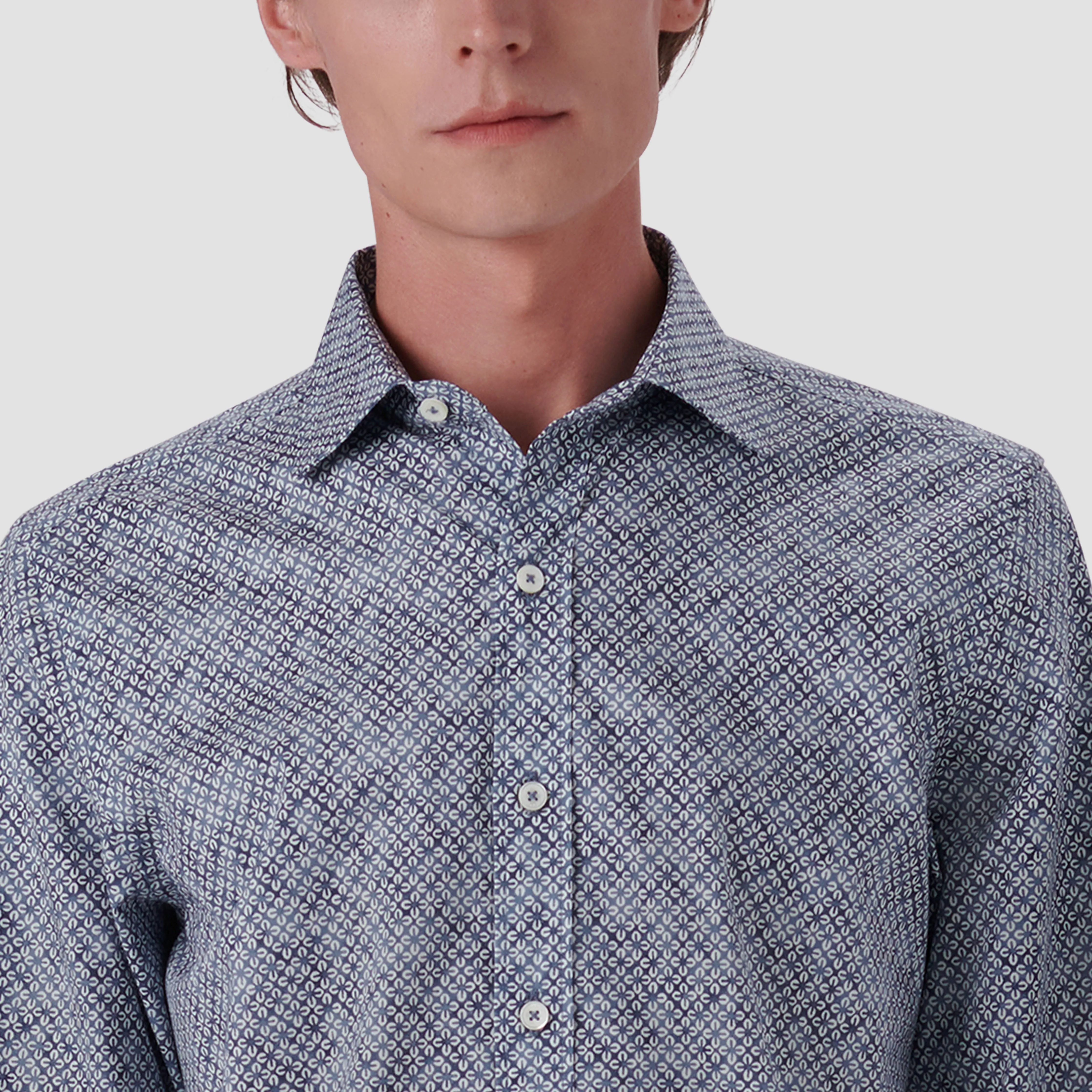 Axel Geometric Print Shirt