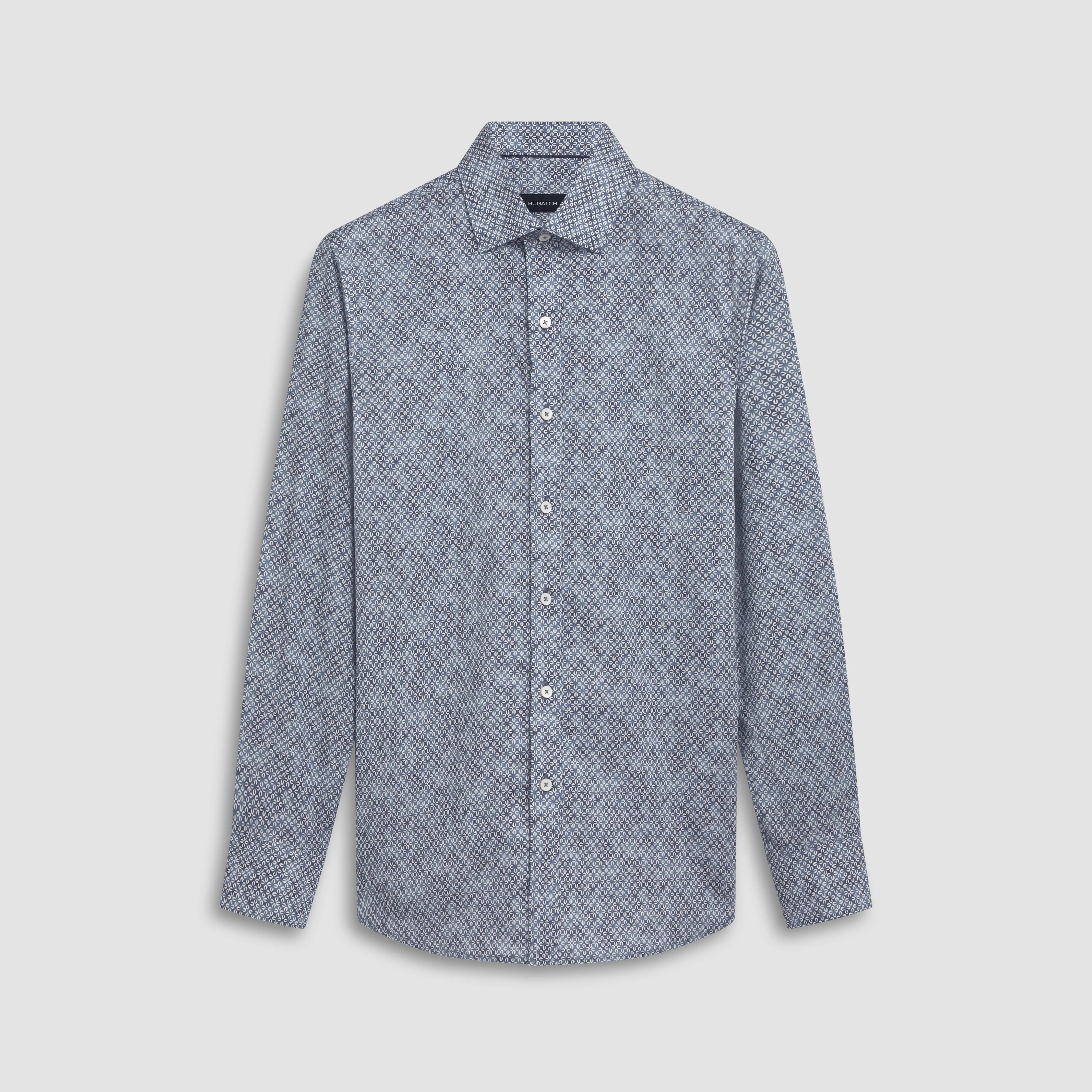 Axel Geometric Print Shirt