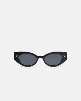 Azalea - Cat-Eye Sunglasses - GreyBlack