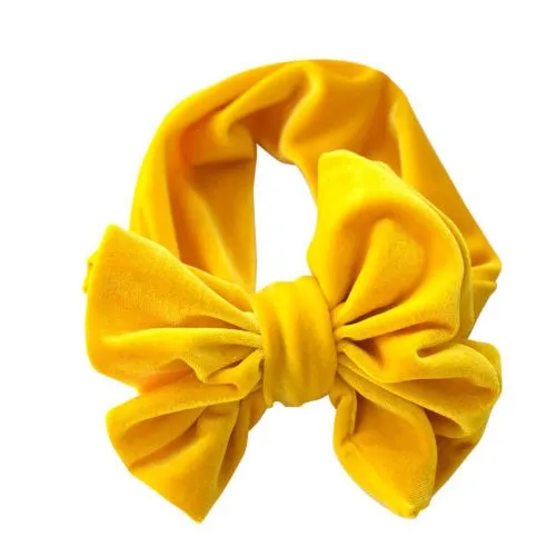 Baby Girls Velvet Bow Headband