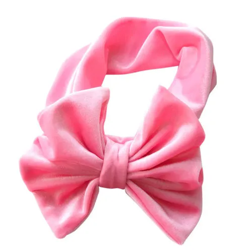 Baby Girls Velvet Bow Headband