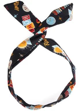 Banned Let's Go Bowling Bandana Black