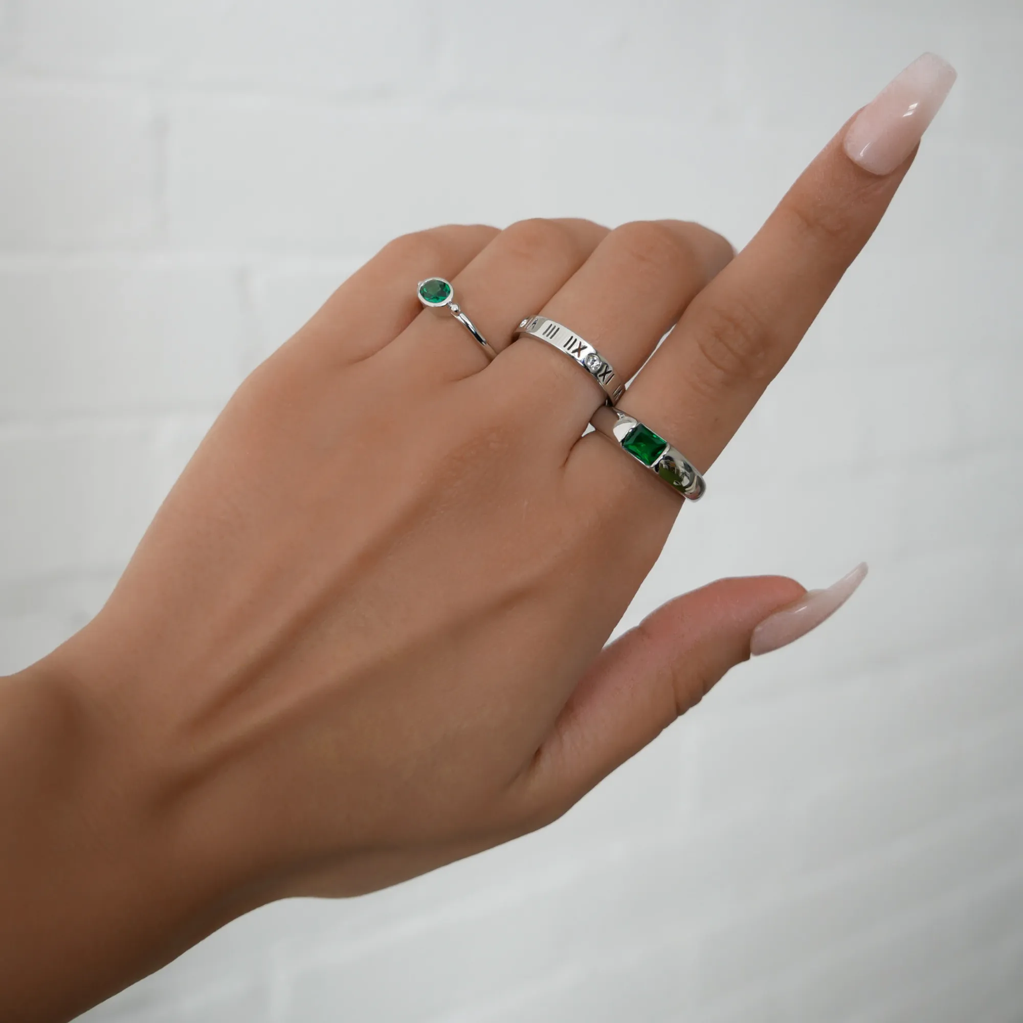 Birthstone Ring | Silver