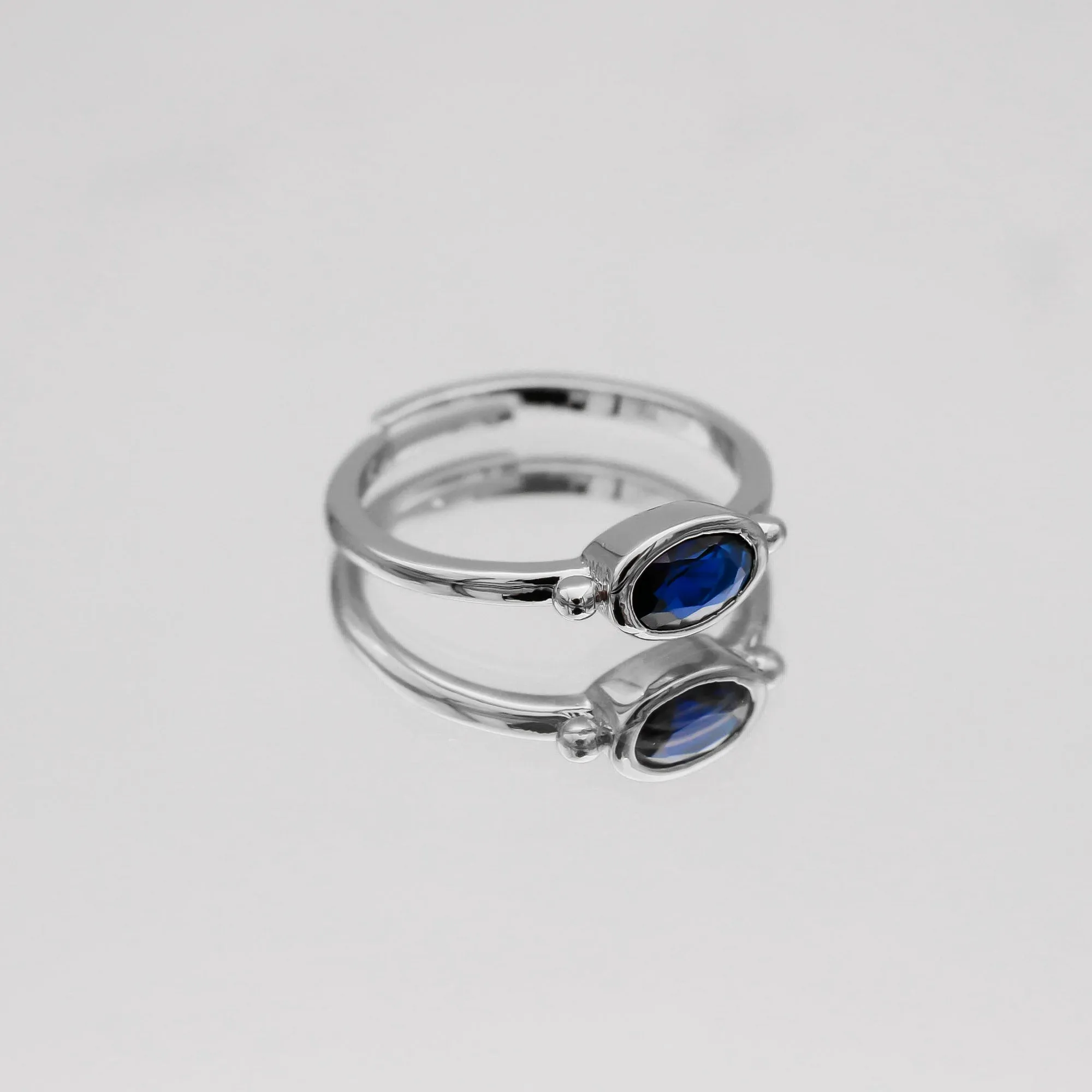 Birthstone Ring | Silver