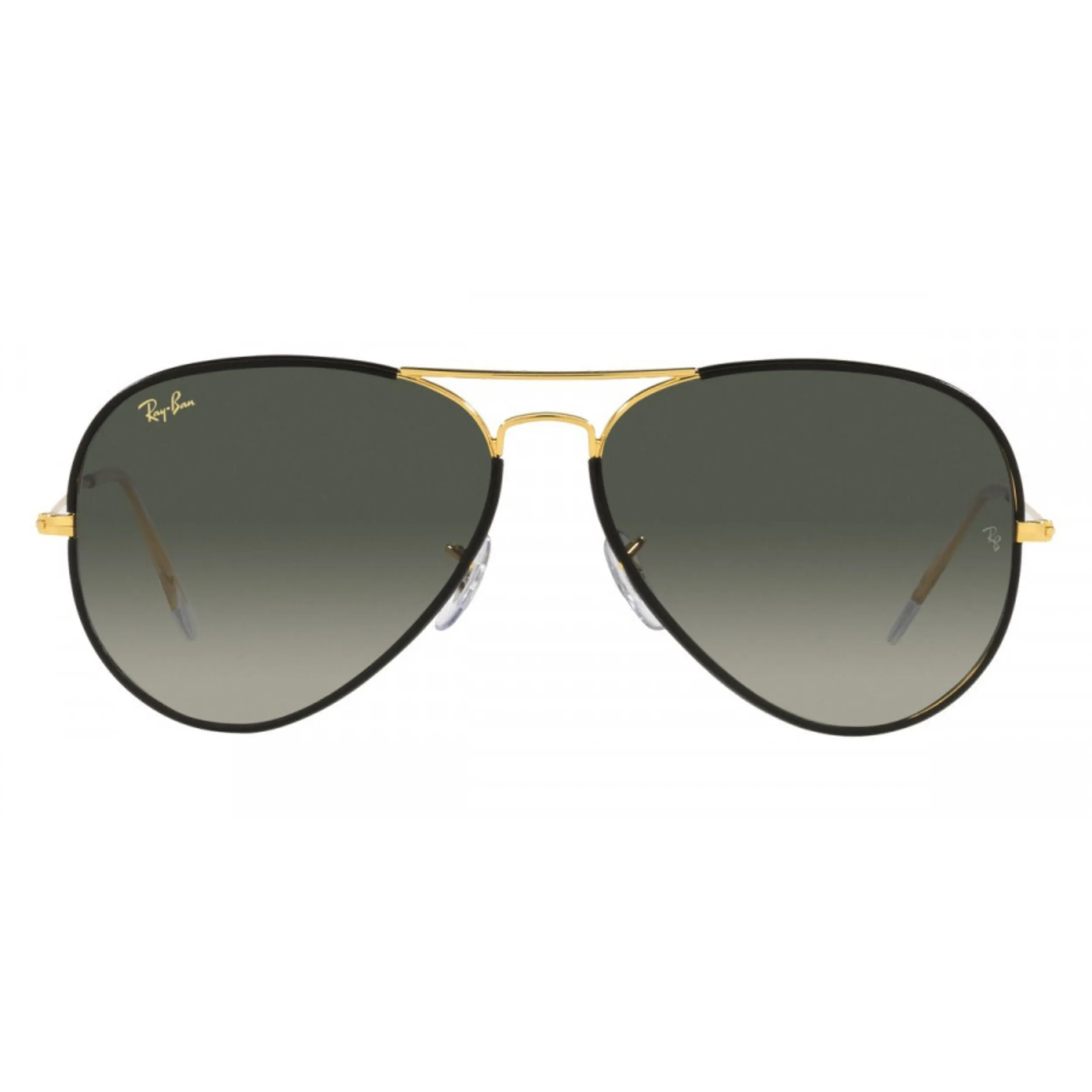 Stylish Black and Gold Aviator Sunglasses for Men and Women – UV Protection and Durable Design