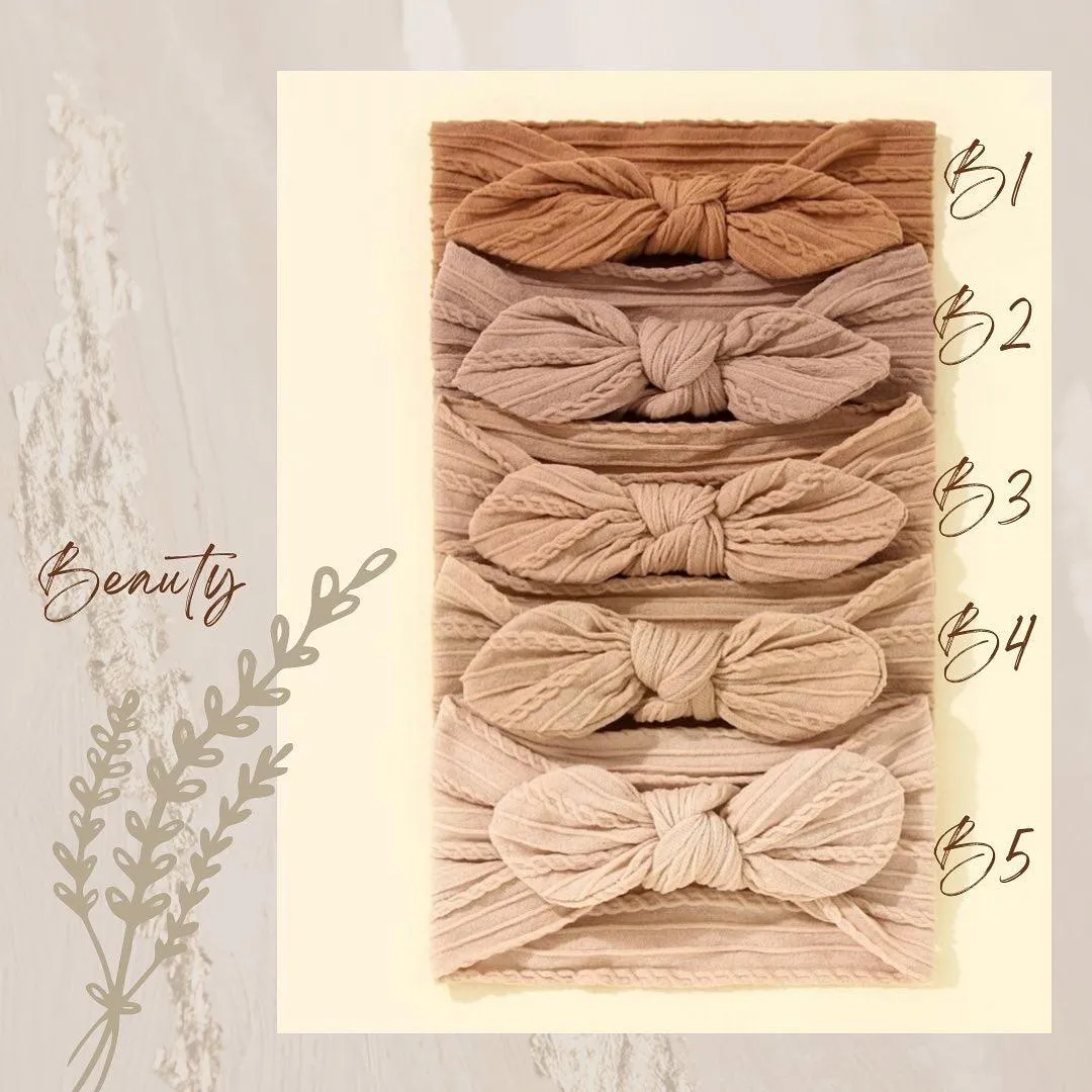 Blooming Wisdom Neutral Collection Headbands - Beauty