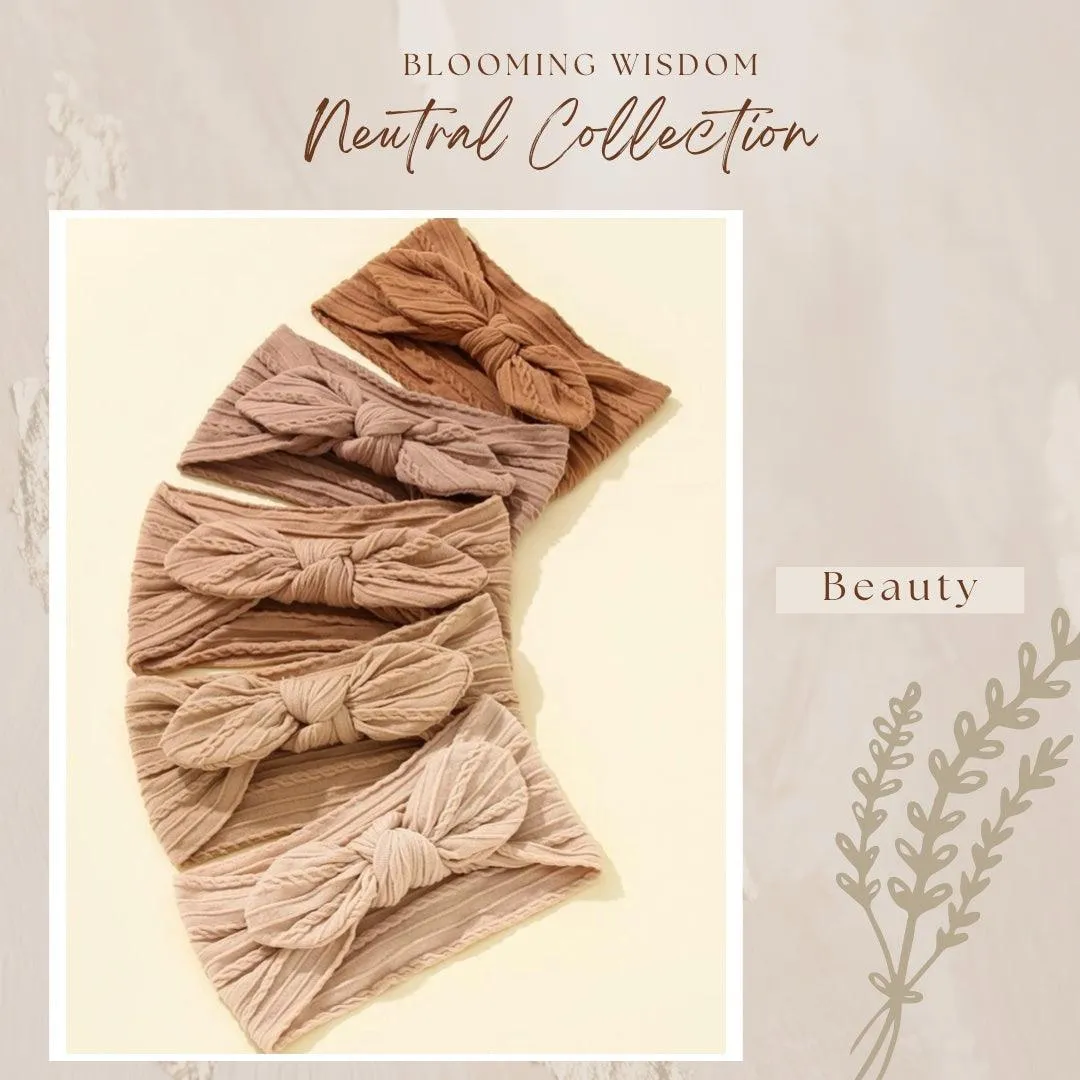 Blooming Wisdom Neutral Collection Headbands - Beauty