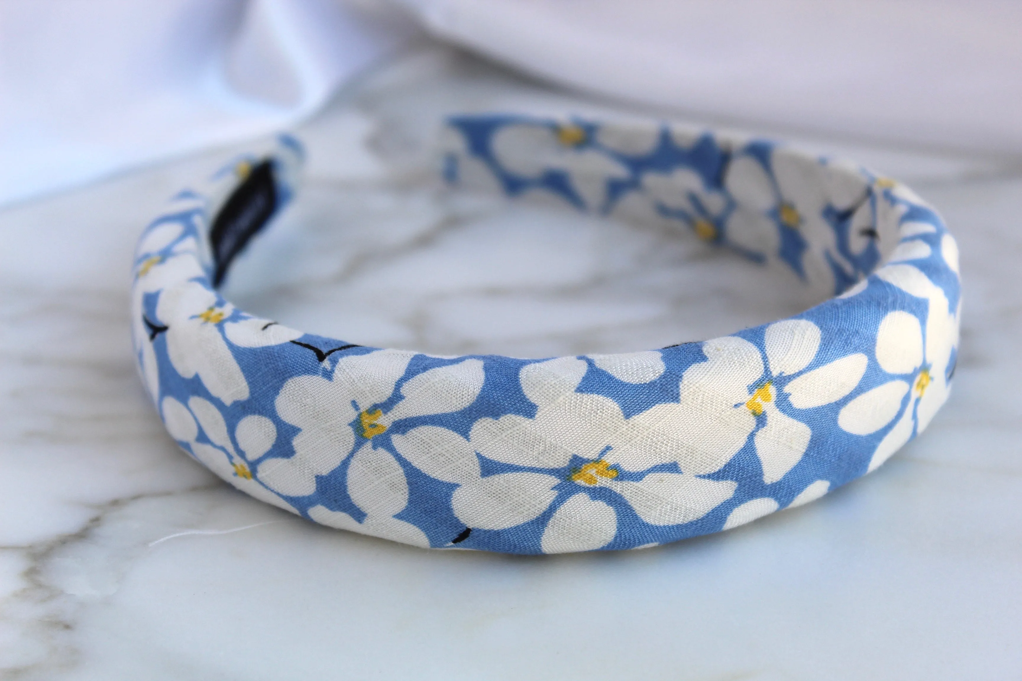 Blue Floral Headband