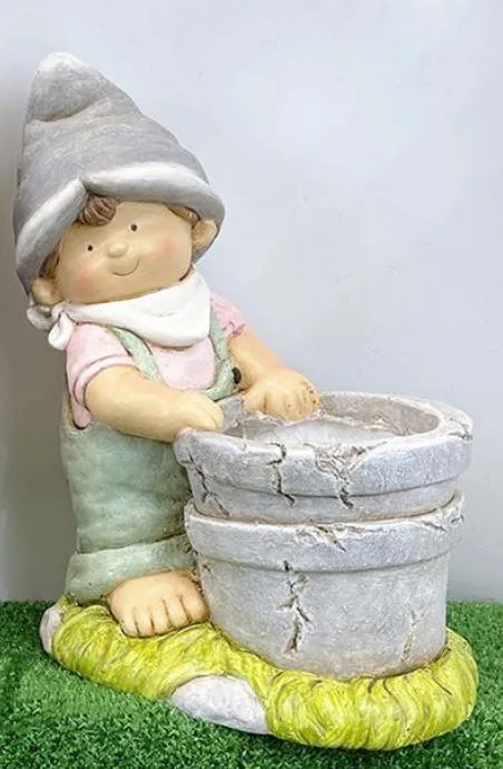 Boy Decor - With Planter