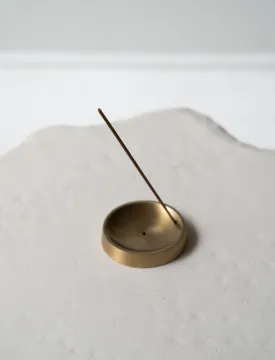 Brass Round Incense Stand