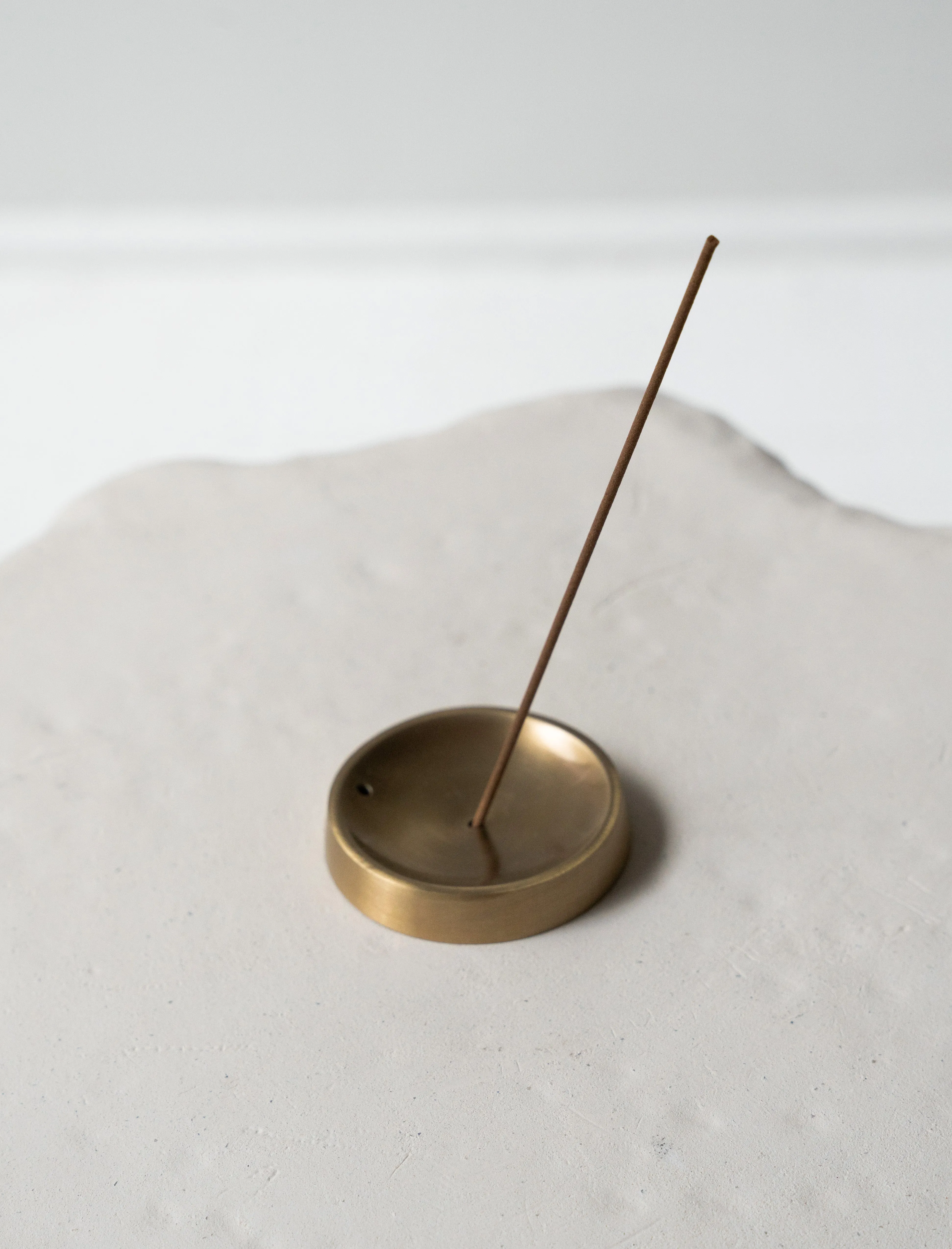 Brass Round Incense Stand