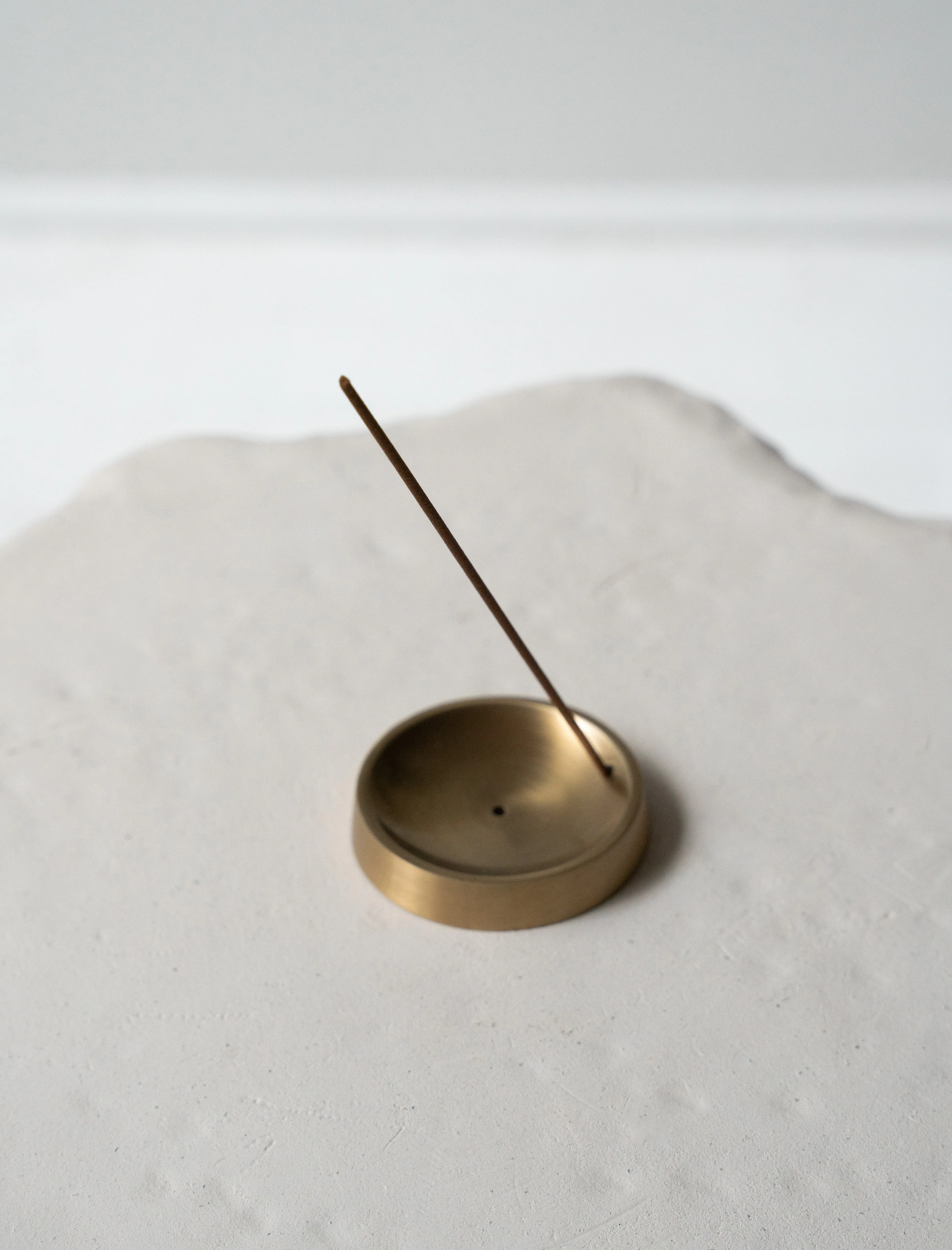 Brass Round Incense Stand