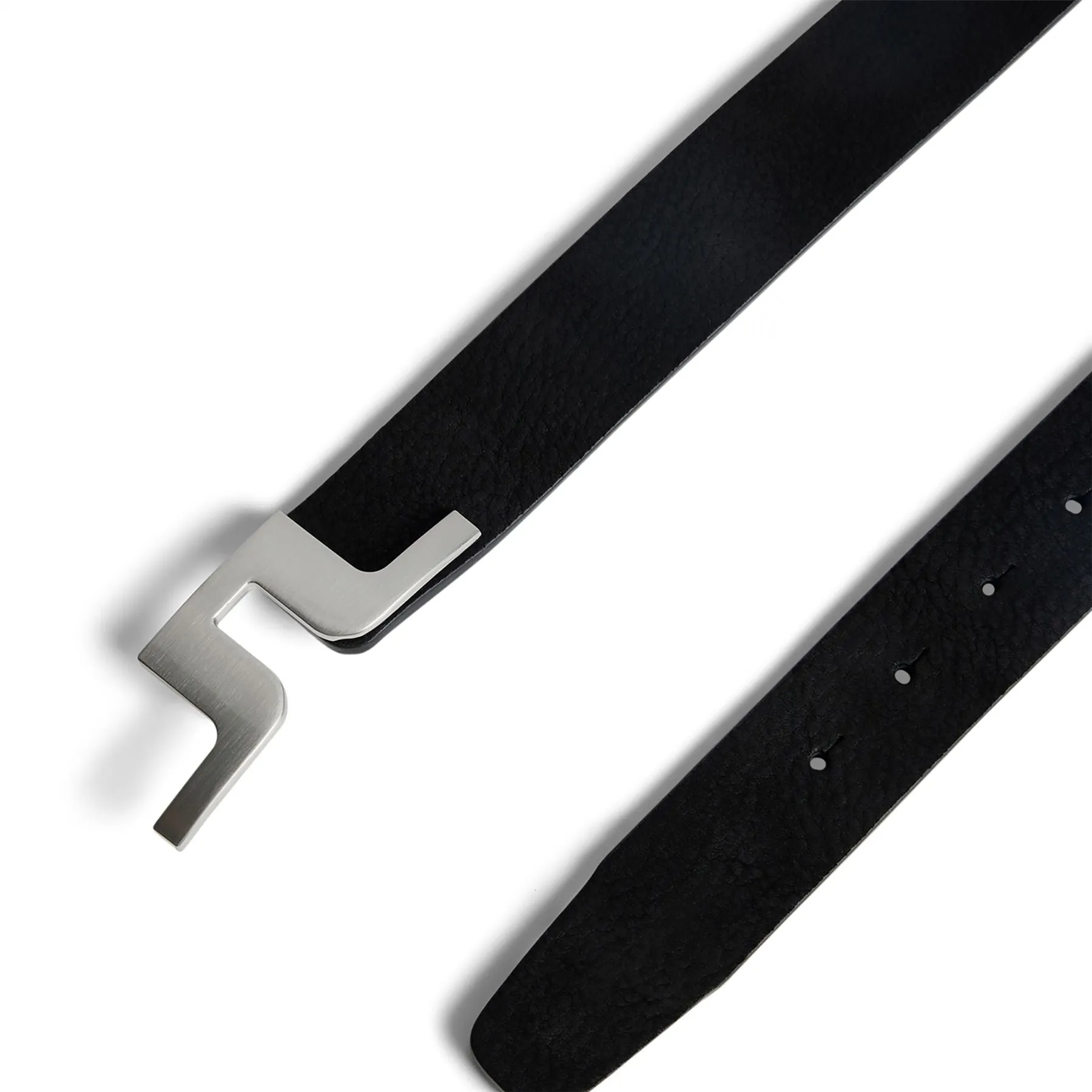 Bridger Nubuck Leather Belt Black - AW24