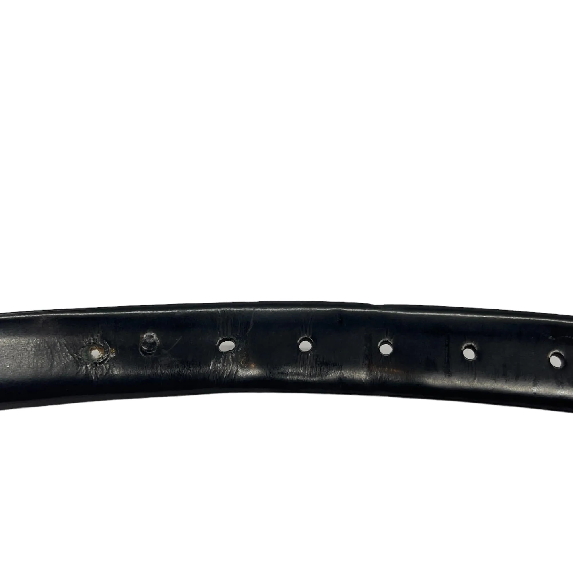 BRIONI Vintage Leather Belt - Black