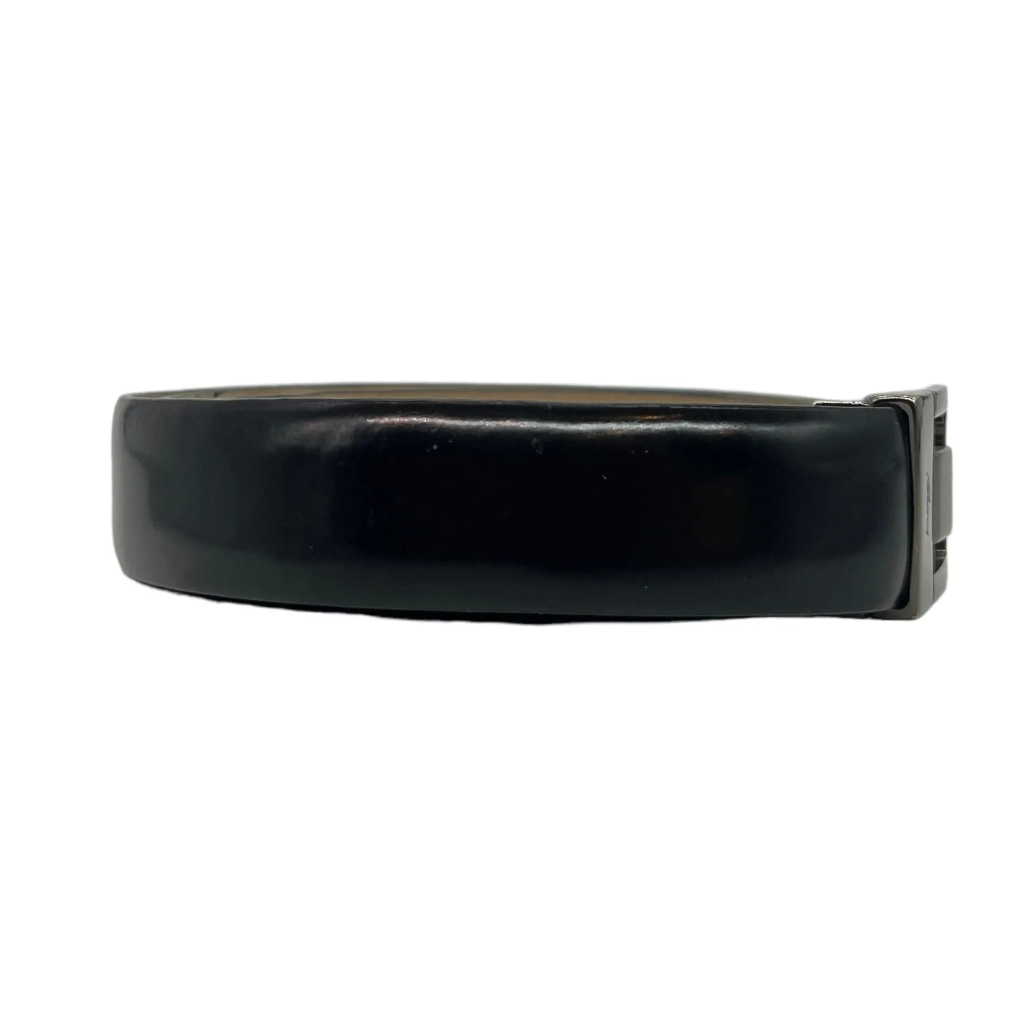 BRIONI Vintage Leather Belt - Black