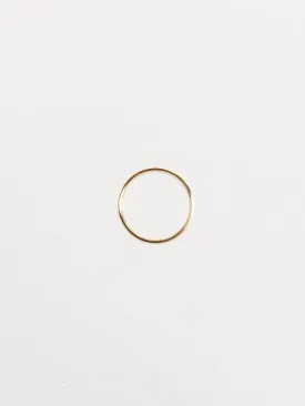 Brushed Gold Ring